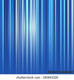 Abstract blue striped background. Eps10 Vector illustration