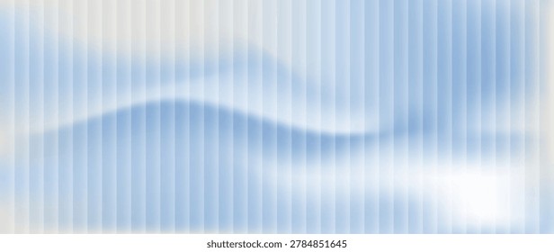 Abstract blue striped gradient background with soft flowing wave blur and immersive light transitions. Futuristic minimal aesthetic for AI visuals, wellness tech and modern interfaces