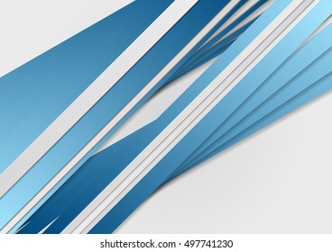 Resumen de rayas azules fondo corporativo. Diseño de vectores