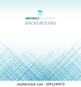 Abstract of blue stripes pattern background, vector eps10