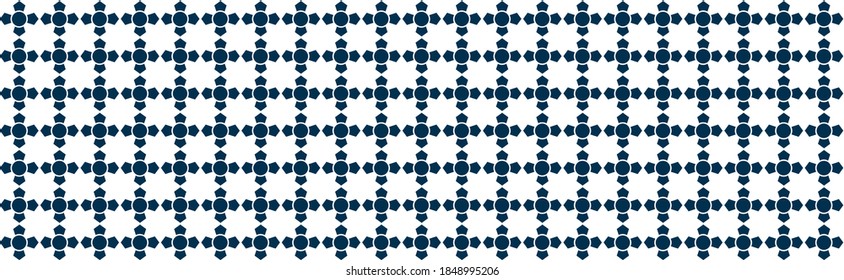 Abstract blue stripped geometric background.Ikat seamless pattern.Vintage vector pattern.ideal for greeting card banner or wallpaper design.