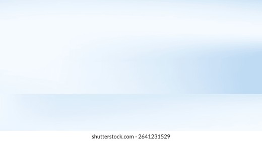 Abstract blue studio room. Limbo light background. Abstract 3d backdrop for product presentation simple modern abstract