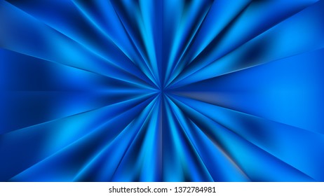 Abstract Blue Sunburst Background