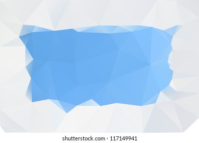 Abstract blue surface, vector background