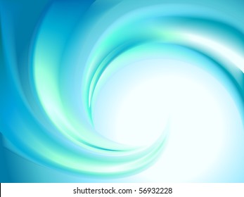 Abstract Blue Swirl