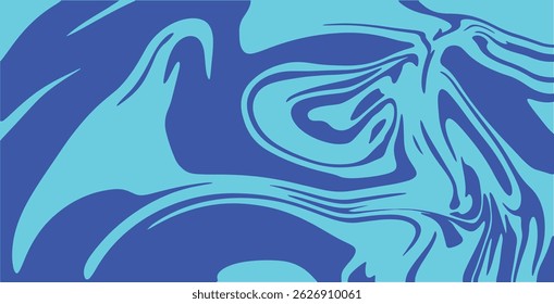 Abstract Blue Swirl Background Design | Dynamic Abstract Art