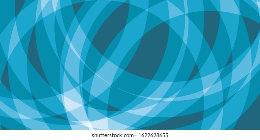 Abstract blue swirl background with overlapping circle 