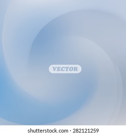 Abstract blue swirl background - Vector background