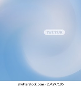 Abstract blue swirl background - Vector background