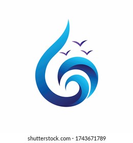 abstract blue swirl, abstract blue wave