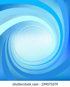 abstract blue swril spiral background twister