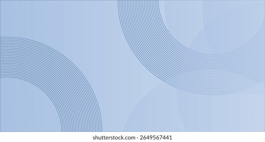 Abstract blue tech background with circular patterns. Modern digital design concept. Vector illustration.