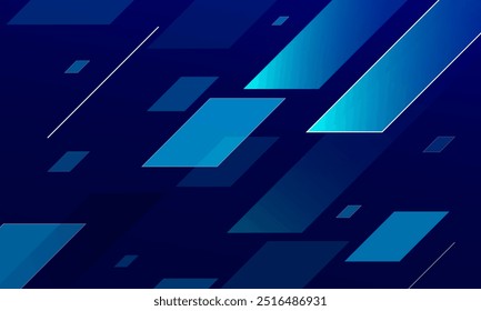 Fundo de tecnologia azul abstrato. Vetor Eps10