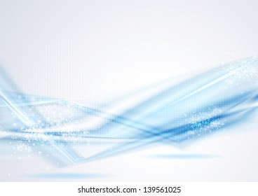 Abstract blue tech background. Vector design eps 10