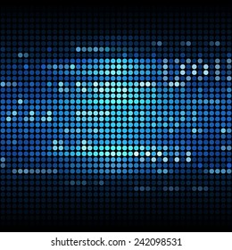 Abstract blue technology background.