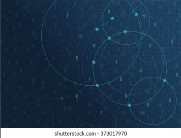 Abstract Blue Technology Background