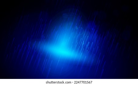 Abstract blue technology background design vector