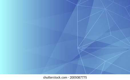 Abstract blue technology background with geometric shape background for modern concept banner template. Vector