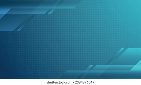 fondo de tecnología azul abstracto, puntos de semitono