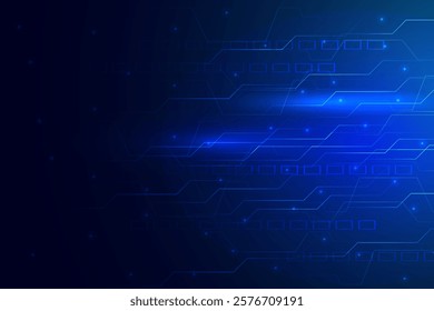 Abstract blue technology background. Technology Network Background. Vector eps 10