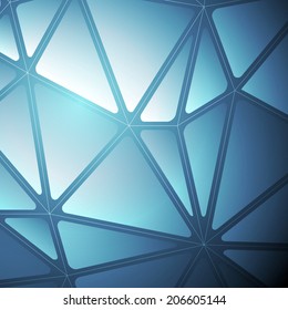 Abstract blue technology background. Vector modern design