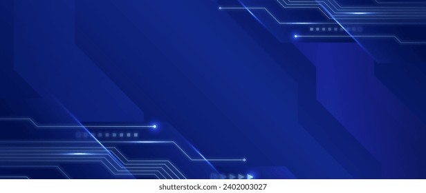 Abstract blue technology background vector design in eps 10