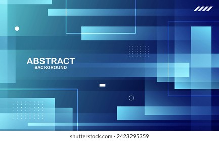 Abstract blue technology background. Vector illustration