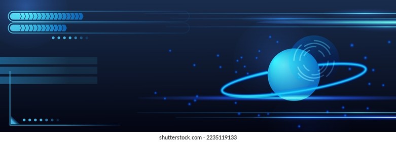 abstraktes Design für blaue Technologie