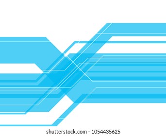 abstract blue technology communication concept vector background