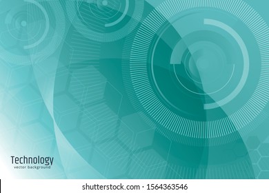 
abstract blue technology communication concept vector background