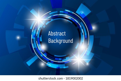 abstract blue technology for corporate backdrop presentation