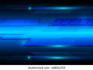 Abstract blue technology design. Vector backdrop