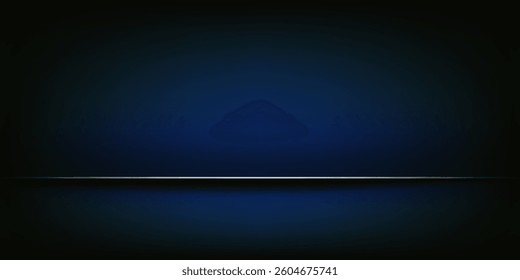 Abstract blue technology Global Financial Market Trading Background. Vector illustration