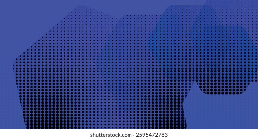 Abstract blue technology hexagonal background 