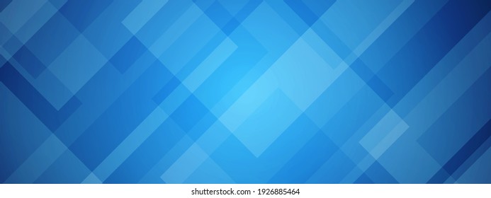 Resumen de diseño de onda de tecnología azul, rectángulo superpuesto, fondo de red digital, concepto de comunicación vectorial, espacio en blanco