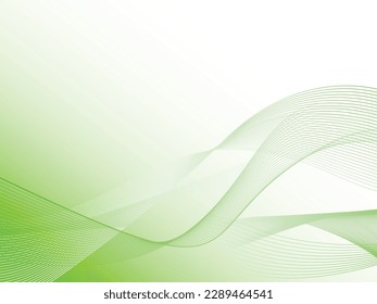 Abstract blue technology wave design, digital network background, vector communication concept, overlapping circle, blank space