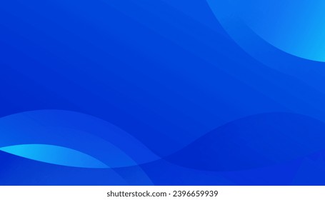 Abstract blue technology wave design background. Wavy geometric background. Trendy gradient shapes composition. Fit for presentation design. website, basis for banners, wallpapers, brochure, posters
