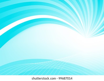 Abstract blue template. Clip-art