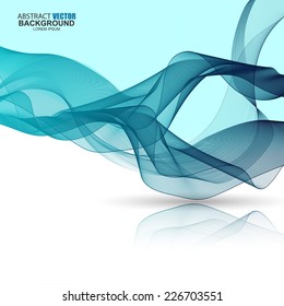Abstract blue template design background