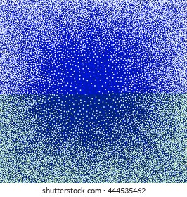 Abstract blue texture with sparkling dots, vector illustration.