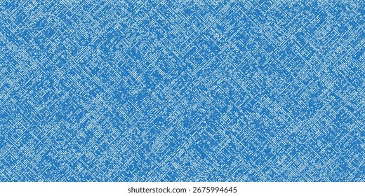 Fundo texturizado azul abstrato com linhas brancas que se cruzam formando uma cruz. 