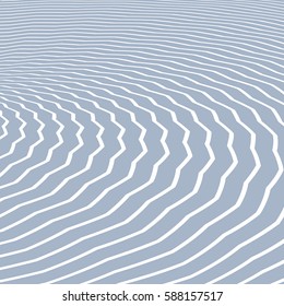 Abstract blue textured background. Lines pattern. Vector art. 