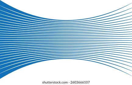 abstract blue thin to thick flowing squeeze line pattern suitable for background.