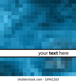 Abstract Blue Tiles