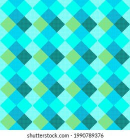 Abstract blue tone square seamless patterns, Abstract vector wallpaper, Seamless pattern background.