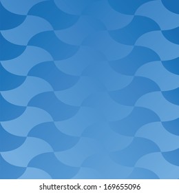 Abstract blue toned weavy background