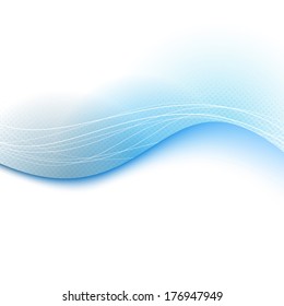 Abstract blue transparent modern background. Vector illustration