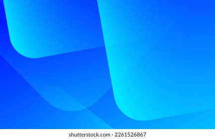 Abstract blue triangle backgground. Dynamic shapes composition. Vector illustration