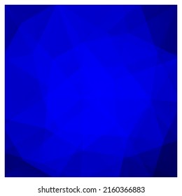 Abstract blue triangle background, vector illustration