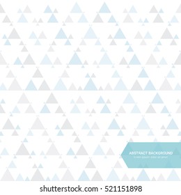 Abstract blue triangle background. Vector illustration eps10